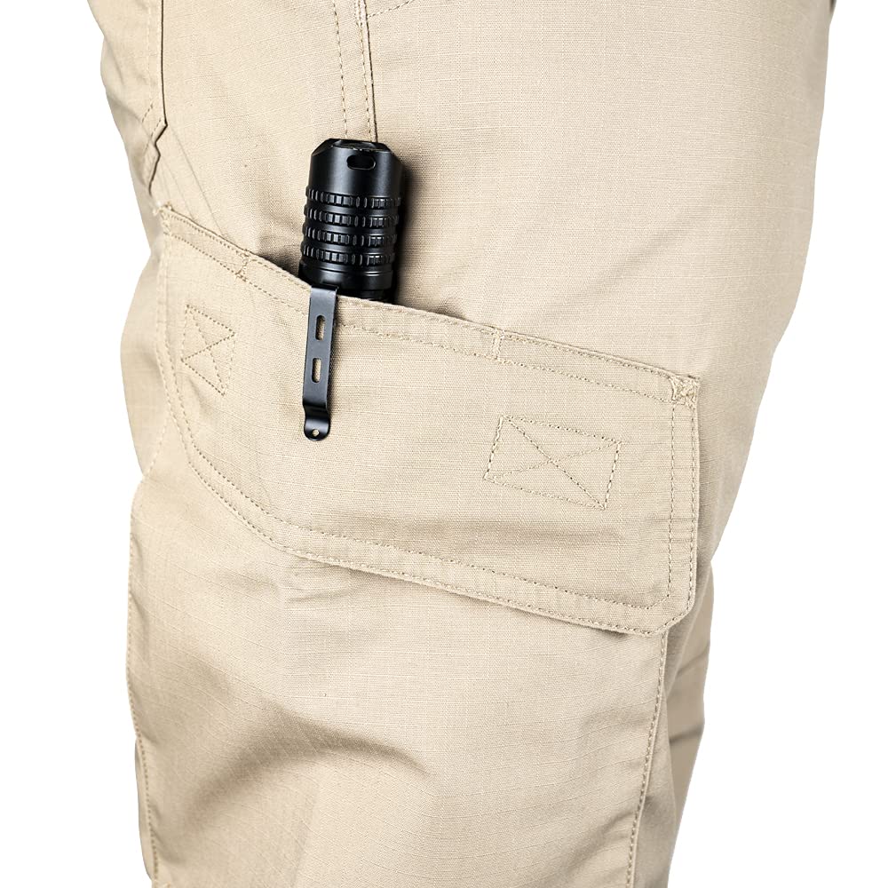 LA Police Gear Men's Tactical Pants, Water Resistant Ripstop Cargo Pants, Lightweight Urban Ops EDC Hiking Work Pants