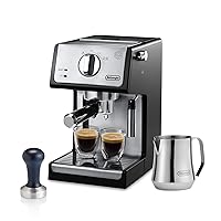 ECP3420 Bar Pump Espresso and Cappuccino Machine with Milk Frothing Pitcher and Espresso Glasses
