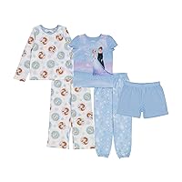 Disney Kids' 5-Piece Loose-fit Pajama Set