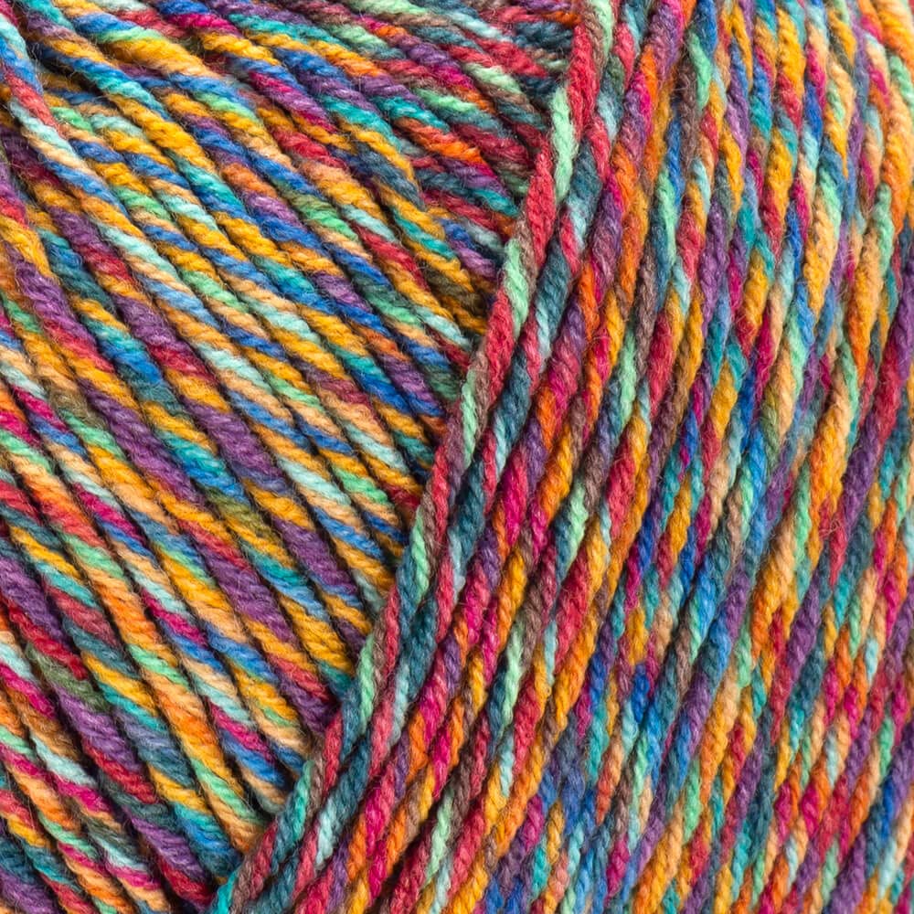 YarnArt Jeans Tropical Yarn - Variegated Fine Yarn 1 Skein/Ball 50 gr 174 yds Cotton Yarn Knitting Yarn Soft Yarn, Amigurumi, Crocheting, Turkish Yarn, 55% Cotton - 45% PAC (Poliacrylic) (612)