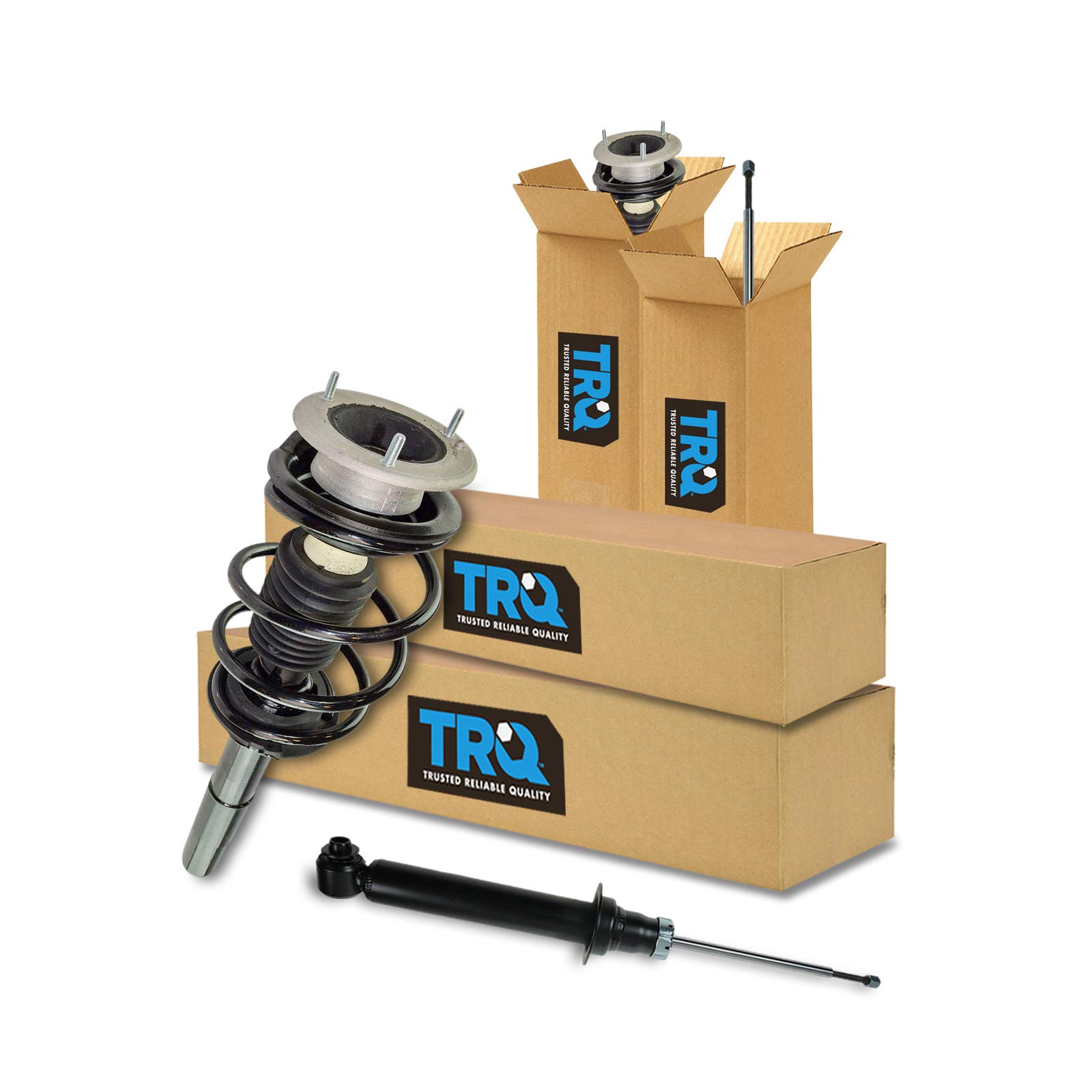 TRQ SKA61035 (4 Piece) Suspension Strut and Shock Absorber Assembly Kit