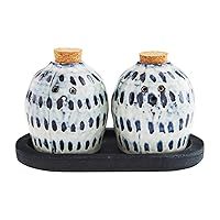 Reactive Salt Pepper Set, Black, shaker 3 1/2