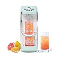 Spärkel Beverage System | Seafoam Sparkling Water Maker | No CO2 Tank Needed | Carbonated Water Machine that Uses Fresh, Natural Ingredients | Soda Streaming Machine | 5 Unique Carbonation Levels