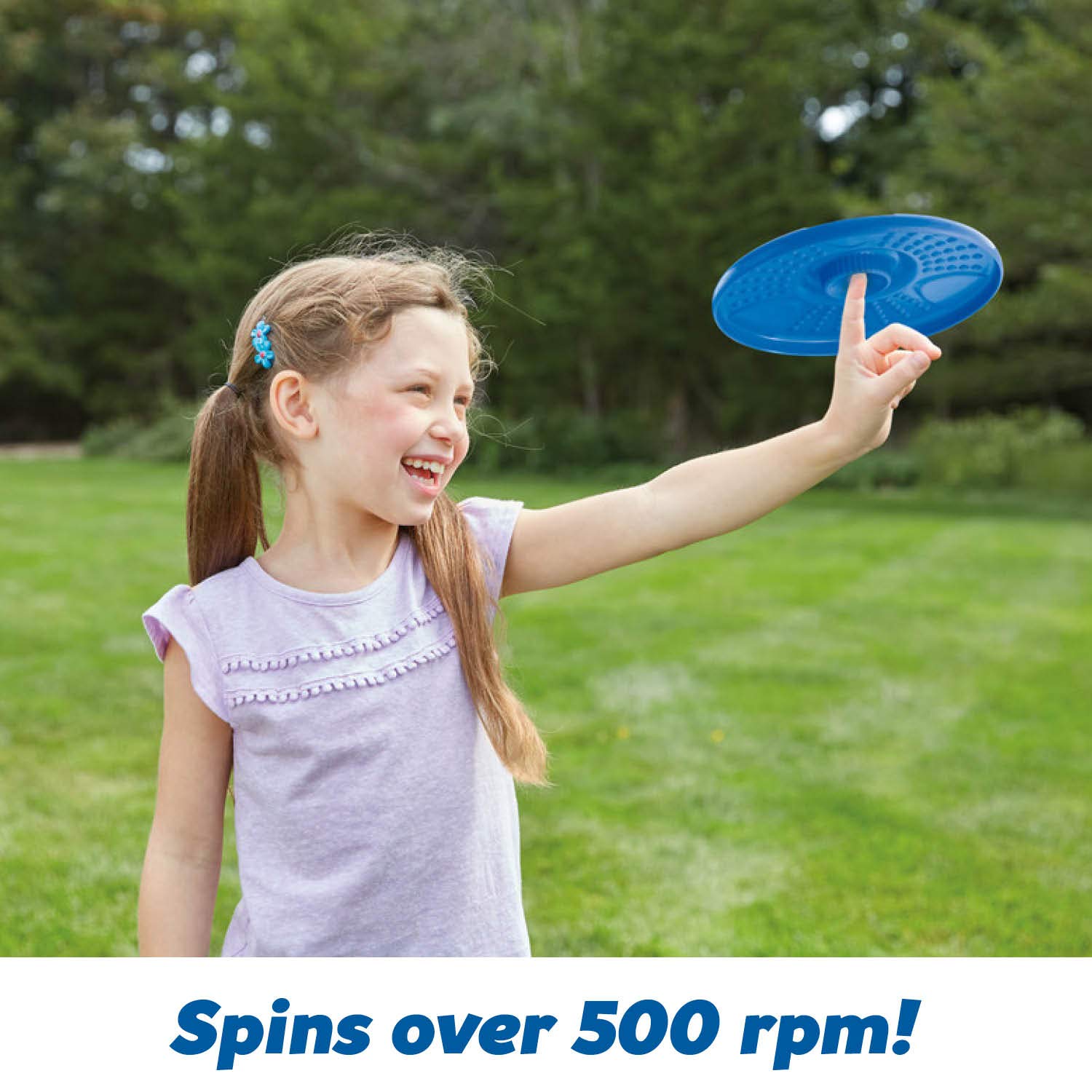 Kidoozie Fly n Spin Disc, Colors Vary, Promotes Outdoor Play, for Children Ages 5 and up, Multi