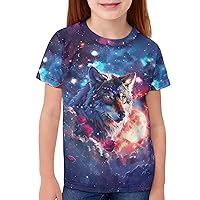 Custom Boys Short Sleeve Tee Kids T-Shirt Toddler Casual Shirts Tops 3-16Y