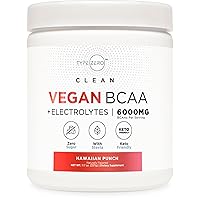 Type Zero Ultra Clean Vegan BCAA Powder + Electrolytes (Hawaiian Punch | 6G) 2:1:1 Sugar-Free/No Sucralose BCAAs Amino Acids Supplement for Women/Men - Best BCAA Vegan Amino Acids After Workout Drink