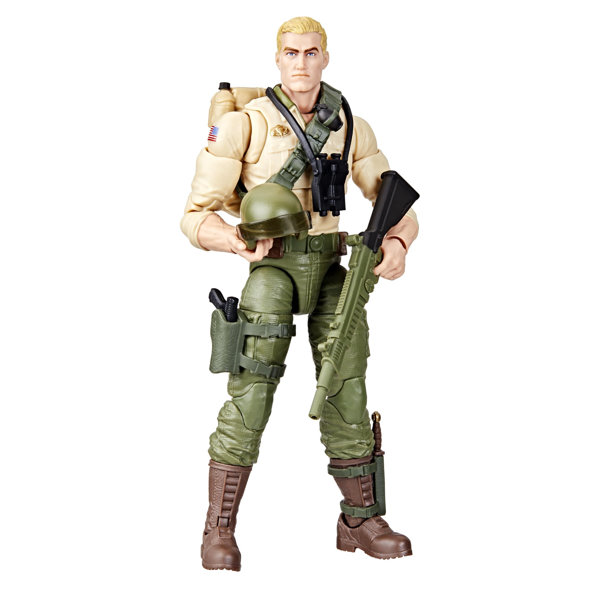 G.I. Joe Classified Series Retro Cardback Duke, Collectible 6-Inch Action Figure with 10 Accessories