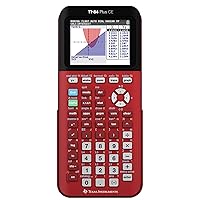 Texas Instruments TI-84 Plus CE Color Graphing Calculator, Radical Red Small