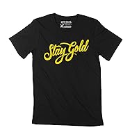 Men's T-Shirt Graphic Tee Stay Gold Vintage Apparel Birthday Gift
