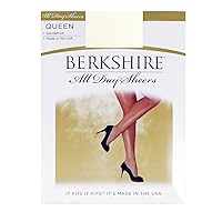 Berkshire womens All Day Sheer Non-control Top Pantyhose - Sandalfoot