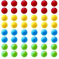 Hotgod 48Pcs Game Replacement Marbles Balls Compatible with Hungry Hungry Hippos