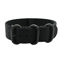 Watch Bands - Choice of Color & Width (20mm, 22mm,24mm) - Ballistic Nylon Premium Watch Straps
