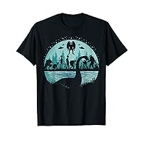 Bigfoot Loch Ness Monster Mothman And Aliens! Funny Cryptid T-Shirt