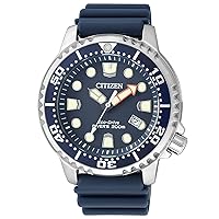 Citizen Men's Analogue Eco-Drive Watch with a Rubber Band Promaster Marine
