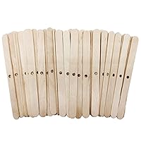 MILIVIXAY Wooden Candle Wick Holders,Candle Wicks Centering Device,Candle Wick Bars,Wick Holders for Candle Making,Wick Clips for Candles,Candle Centering Tool,120 Pack