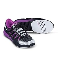 KR Strikeforce Jazz Black/Purple Lightweight Women's Bowling Shoe with Comfort Fit Technology