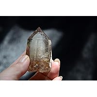 Real Tibet Himalayan High Altitude Clear 6 Sided Crystal Phantoms Point Quartz 2.24 Inch Spiritual Reiki
