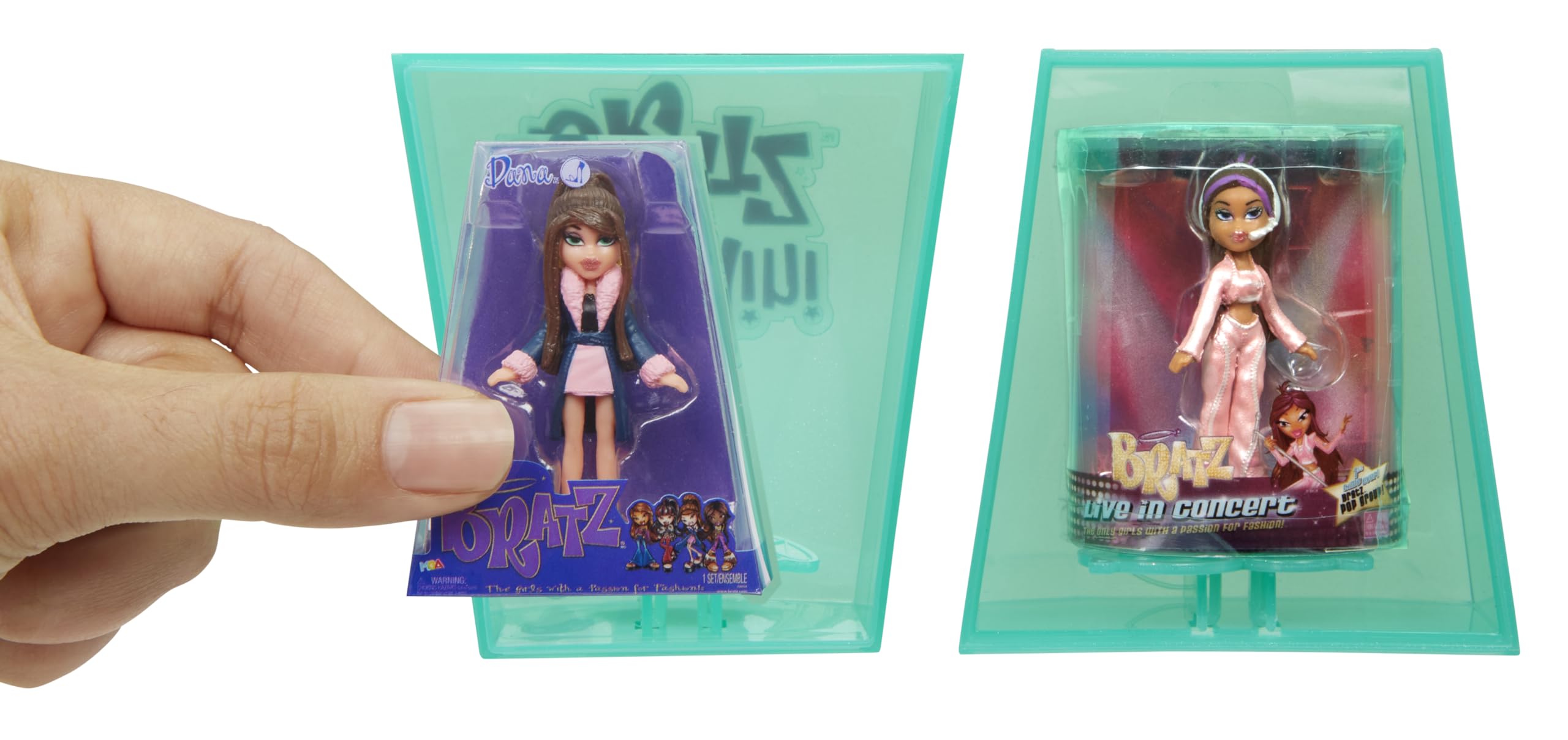 Bratz Mini Series 3 Collectible Figures by MGA's Miniverse, 2 Mini in Each Pack, Blind Packaging Doubles as Display, Y2K Nostalgia, Collectors Ages 6 7 8 9 10+