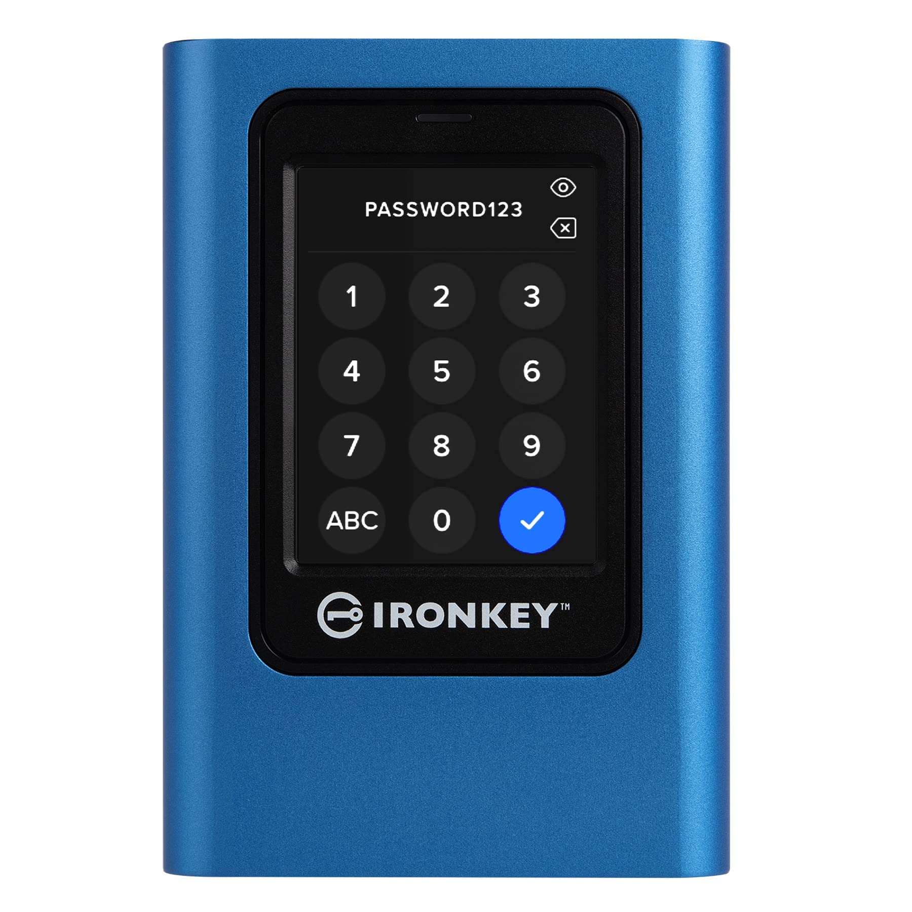 Kingston IronKey Vault Privacy 80 1.92TB External SSD | FIPS 197 | XTS-AES 256GB Encrypted | Touch Screen PIN | Secure Data Protection | IKVP80ES/1920G