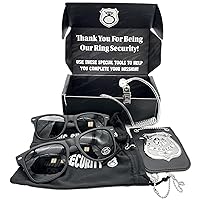 Ring Bearer Proposal Gift Box. A Gift for Wedding Ring Security. One Kit for 1 Ring Boy with 2 Different Size Sunglasses. (Tools)