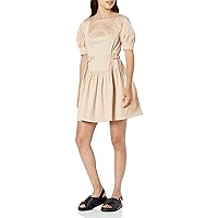 Shoshanna Women's Sawyer Khaki Cotton Mini Dress