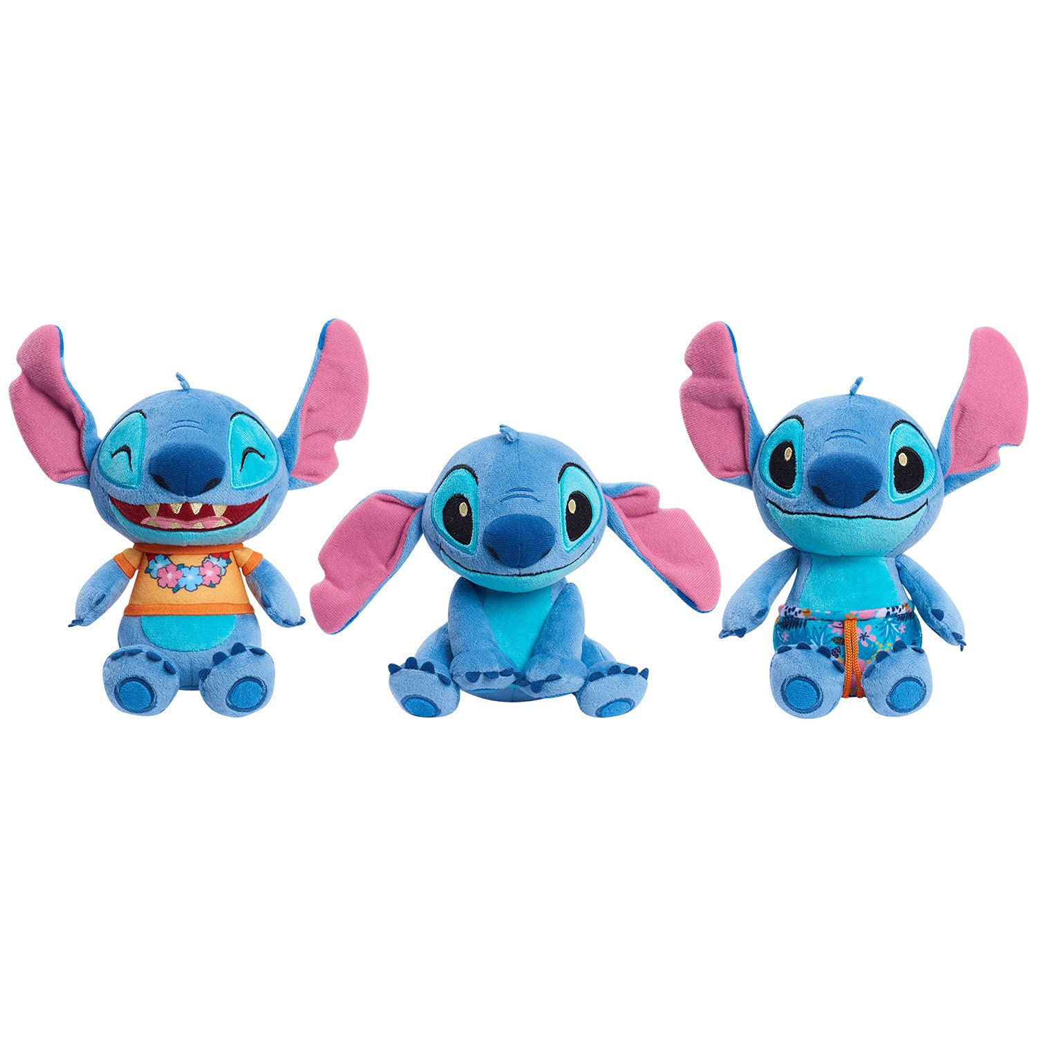 Disney’s Lilo & Stitch 7.5 Inch Beanbag Plushie, Floppy Ears Stitch, Officially Licensed Kids Toys for Ages 2 Up, Gifts and Presents by Just Play