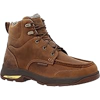 Georgia Boot Men's Athens Superlyte 6 Inch Waterproof Soft Toe Work Boots BRN 6