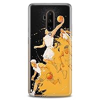 TPU Case Compatible for OnePlus 10T 9 Pro 8T 7T 6T N10 200 5G 5T 7 Pro Nord 2 Basketball Print Sport Soft Slim fit Ball Top Cute Championship Fun Clear Manly Flexible Silicone Design Powerful