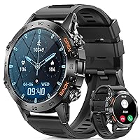 Men's Smartwatch with Phone Function, 1.39 Inch Touchscreen Smartwatch, IP68 Waterproof Sports Watch, 100+ Sports Modes with Fitness Tracker, Blood Pressure Monitor, Sleep Monitor, SpO2, 20+ Day