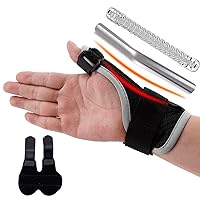 Thumb Splint Brace and Trigger Finger Splint, Reversible Thumb & Wrist Stabilizer Splint and Finger Brace for Trigger Thumb, Arthritis, Tendonitis, Sprained, Carpal Tunnel, Right and Left Hand Support