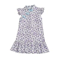 Kids Toddler Infant Newborn Baby Girls Floral Ruffled Sleeve Cheongsam Princess Dress Outfits Girls Two Piece