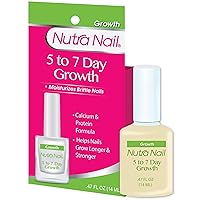 5 to 7 Day Growth Treatment - Fast Keratin Nail Hardener & Nail Strengthener for Thin Nails, Brittle & Damaged (0.47 Fl Oz)