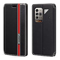 for Ulefone Power Armor 18T Case, Fashion Multicolor Magnetic Closure Leather Flip Case Cover with Card Holder for Ulefone Power Armor 18 (6.58”)