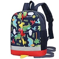 Toddler Backpack Boy Kids Backpack with Safety Leash Cute Dinosaur Backpack for Preschool Pre K Baby Daycare Bag Schoolbag