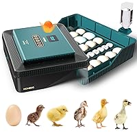 25 Eggs Incubator, Egg Incubator with Automatic Egg Turning and Humidity Control, Chicken Incubator with Egg Candler, Digital Display, Incubators for Hatching Eggs, Duck Eggs, Quail Eggs