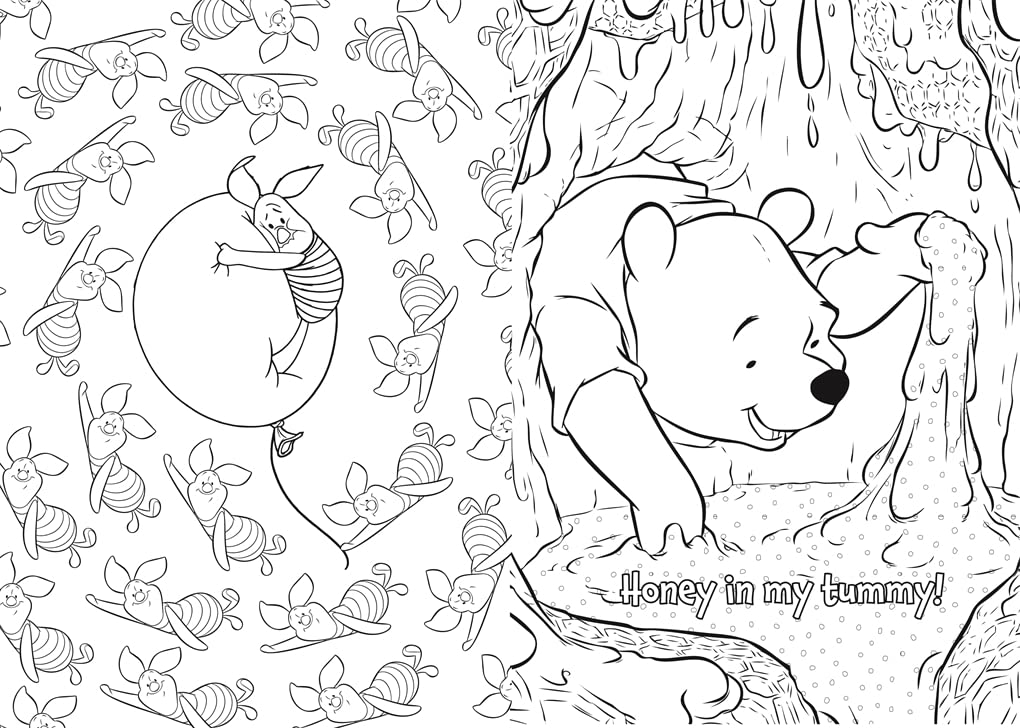 Disney: Winnie The Pooh Colouring (Young Adult Colouring)