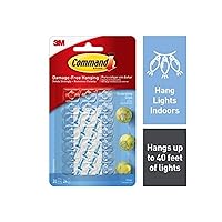 17026CLR-ES Decorating Clips, Clear, 20-Clips