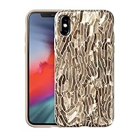 LAUT - Pearl Series for iPhone Xs/iPhone X | Mother of Pearl Phone Case | Pearl Phone Case | 3D Sensational Case (Champagne)