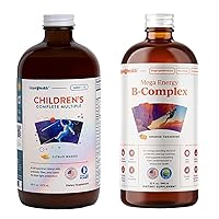 LIQUIDHEALTH Liquid Multivitamin for Kids Children and B Complex Liquid Super Energy Boost B Vitamins Supplements