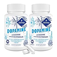 Dopamine Supplements for Men and Women - Motivation & Brain - 60 Capsules (2 Pack)