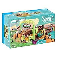 Playmobil DreamWorks Spirit Lucky & Spirit with Horse Stall Playset