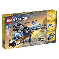 LEGO Creator 3in1 Twin Rotor Helicopter 31096 Building Kit (569 Pieces)