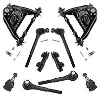TRQ 10 Piece Steering & Suspension Kit Control Arms Ball Joints Tie Rods End Links