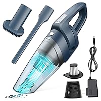 HILTI Handheld Vacuum Cordless 8Kpa Strong Suction, Car Vacuum Cleaner Cordless, Mini Portable Rechargeable Vacuum Cleaner, 30 Mins Runtime for Home Car Office
