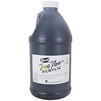 Sax True Flow Heavy Body Acrylic Paint, 1/2 Gallon, Mars Black - 439298, 64.2 Fl Oz (Pack of 1)