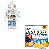 ACTIVE RV Holding Tank Digester Treatment and Garbage Disposal Cleaner - Includes 32oz RV Holding Tank Treatment and 24ct Garbage Disposal Cleaning Tablets