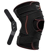 Hinged Knee Braces for Knee Pain Plus Size Rodilleras Para Dolor De Rodillas Knee Brace for Women Men Knee Support with Side Stabilizers for Meniscus Tear Arthritis Pain Running (Size 1)