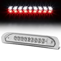 Compatible with Dodge Ram ABS Plastic Two 2 Dual Row LED third 3rd brake light Clear Lens - 3rd gen DR/DH / D1 /DC/DM