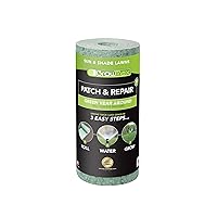 Growtrax Biodegradable Grass Seed Mat, Year Round Green - 50 Sq Ft Quick Fix Roll - Growing Solution for Lawns, Dog Patches and Shade - Just Roll Water & Grow -Not Fake or Artificial Grass