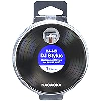 NAGAOKA DJ-44G Replacement Stylus for Record Cartridge SHURE M44G・M44-7